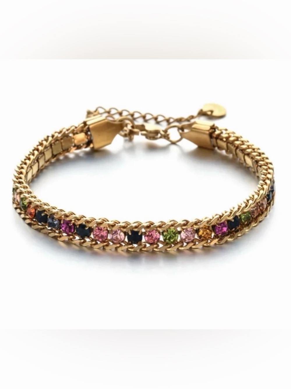 Multicolor Tennis Bracelet